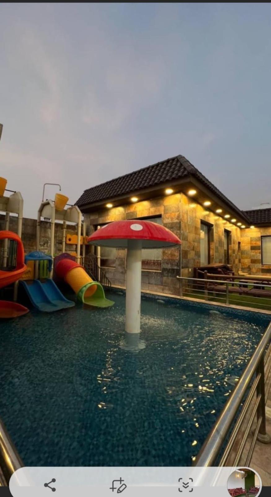 شاليهات الكوخ السويسري وأكوابارك Villa Ash Shishah Exterior photo