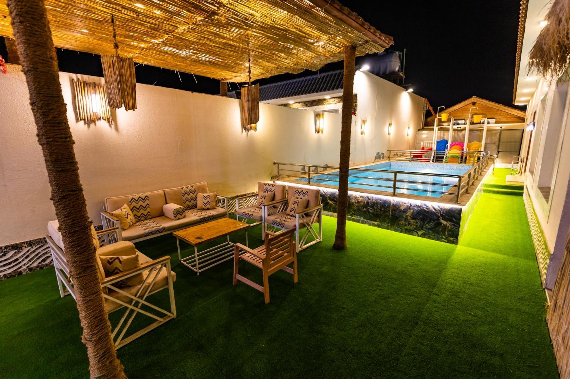 شاليهات الكوخ السويسري وأكوابارك Villa Ash Shishah Exterior photo