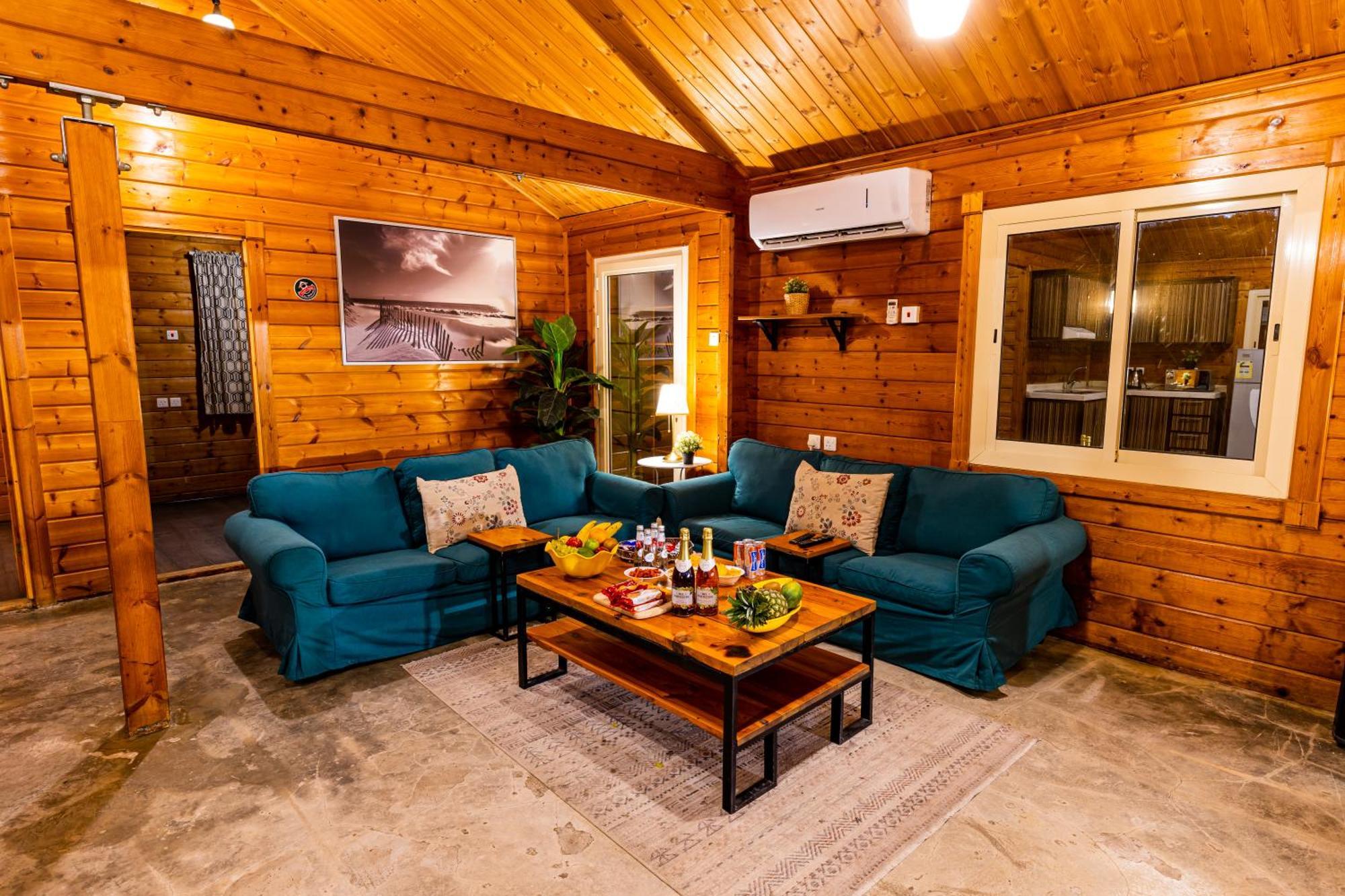 شاليهات الكوخ السويسري وأكوابارك Villa Ash Shishah Exterior photo